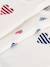 Lot de 3 bodies sans manches coeurs rayés bébé Petit Bateau blanc 3 - vertbaudet enfant 
