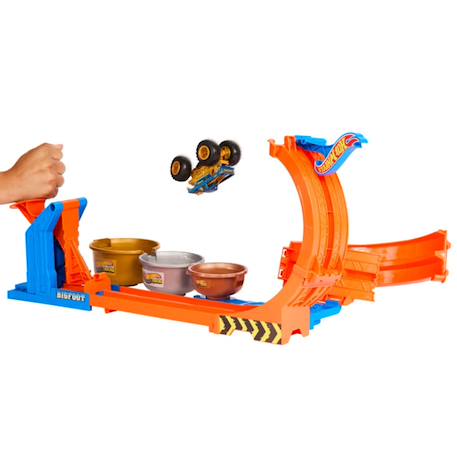 Hot wheels-défi du trophée tournez-et-renversez-coffret avec camion Multicolore 3 - vertbaudet enfant 