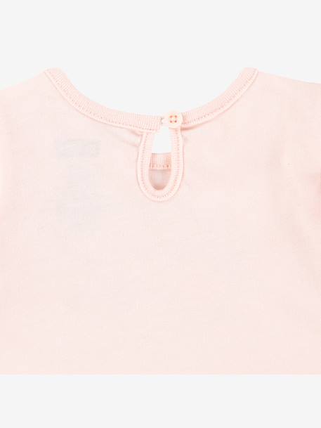 Ensemble Top + pantacourt + chouchou Ruffle LEVI'S rose 6 - vertbaudet enfant 