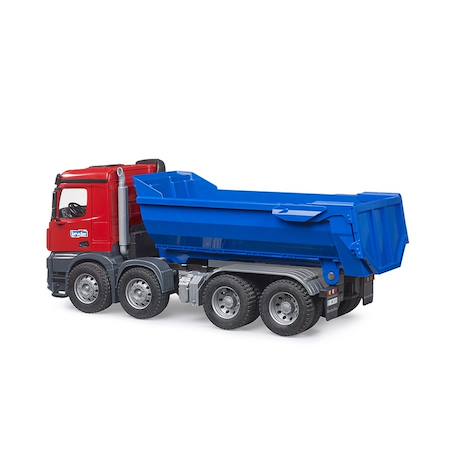 Camion mb arocs halfpipe kipp lkw Rouge et bleu 3 - vertbaudet enfant 