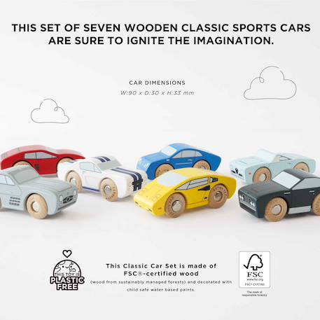 Set de voitures de sport Beige 3 - vertbaudet enfant 