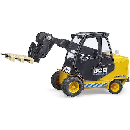 Chariot élévateur jcb teletruk avec palette Jaune et noir 5 - vertbaudet enfant 
