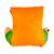 Coussin de lecture ultra-confortable avec dossier haut et accoudoirs Minecraft Bleu - steve+Orange - alex+Vert - creeper 11 - vertbaudet enfant 