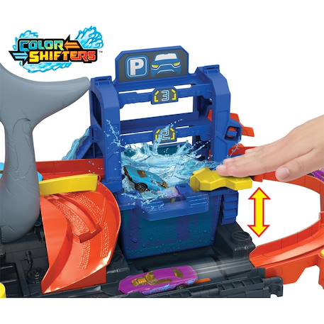 Hot wheels city-station de lavage requin coffret voiture Multicolore 4 - vertbaudet enfant 
