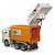 Camion poubelle man tga Blanc et orange 4 - vertbaudet enfant 