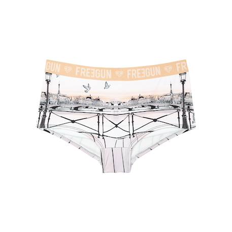 Lot de 4 shortys  miss freegun Noir/gris/rouge 5 - vertbaudet enfant 