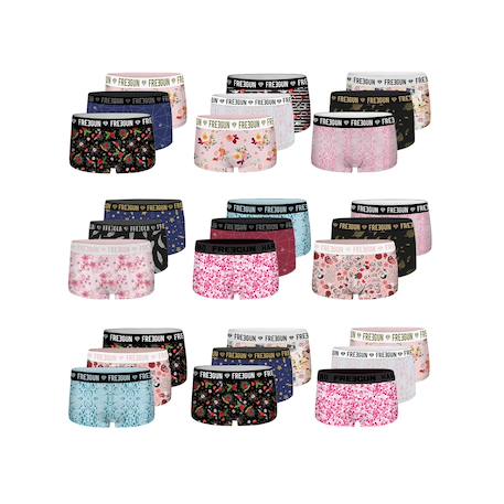 Pack surprise de 3 shortys microfibre Multi-couleurs 3 - vertbaudet enfant 