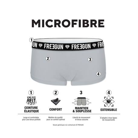 Lot de 2 shortys  romantic cities bleu Bleu/blanc 3 - vertbaudet enfant 