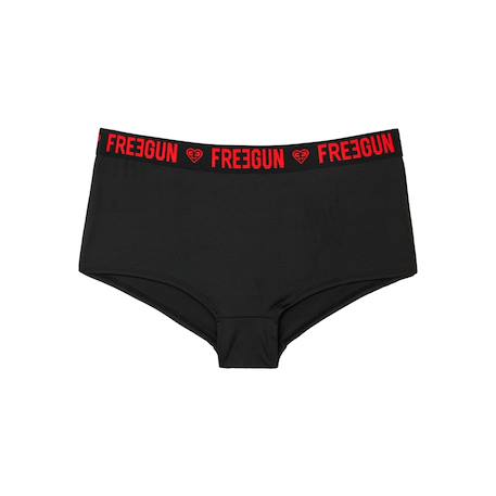 Lot de 4 shortys  miss freegun Noir/gris/rouge 4 - vertbaudet enfant 