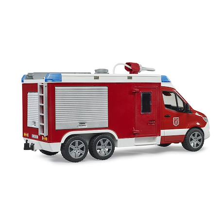 Fourgon de pompiers mb sprinter avec module son et lumière Rouge 5 - vertbaudet enfant 