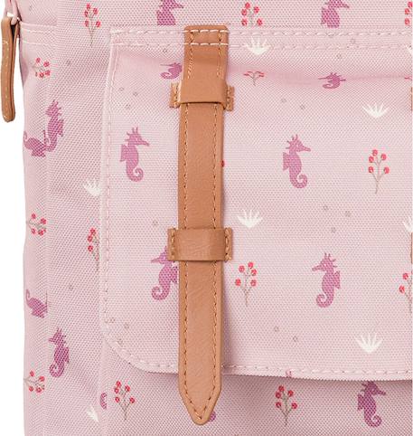 Sac à dos bébé lion Ecru, marron, rouge+Rose+Vert d'eau, marron, écru+Vert, bleu, écru 4 - vertbaudet enfant 