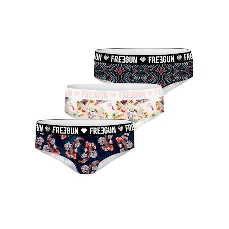 Pack surprise de 3 boxers microfibre Multi-couleurs 2 - vertbaudet enfant 
