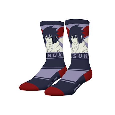 Lot de 4 paires de chaussettes  naruto shippuden Bleu marine/orange/noir/rouge 5 - vertbaudet enfant 