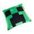 Coussin décoratif moelleux en tissu velouté Vert - creeper 3 - vertbaudet enfant 