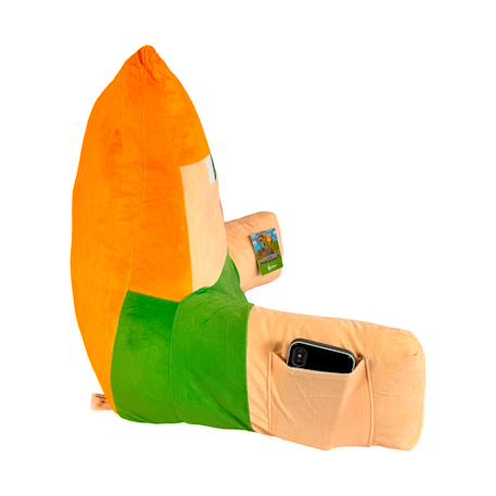 Coussin de lecture ultra-confortable avec dossier haut et accoudoirs Minecraft Bleu - steve+Orange - alex+Vert - creeper 12 - vertbaudet enfant 