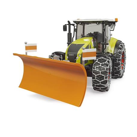 Claas axion 950 avec chaînes à neige et lame de niveleuse Multicolore 3 - vertbaudet enfant 