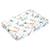 Set housse de matelas à langer et tapis de change Melody, blanc imprimé minimaliste+Safari, vert, gris, blanc+Sidonia, beige, écru, blanc 6 - vertbaudet enfant 
