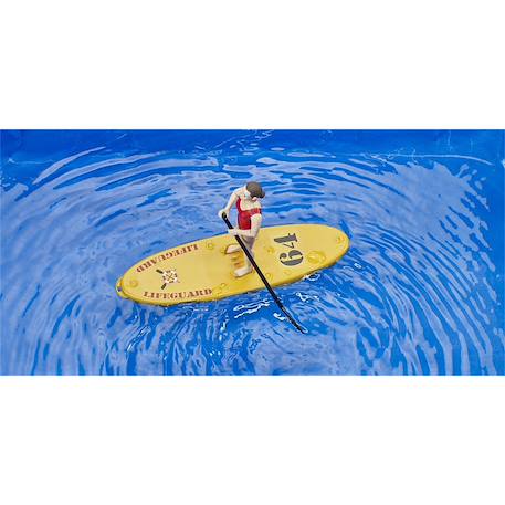 Maître-nageur bworld avec stand up paddle Jaune et rouge 4 - vertbaudet enfant 