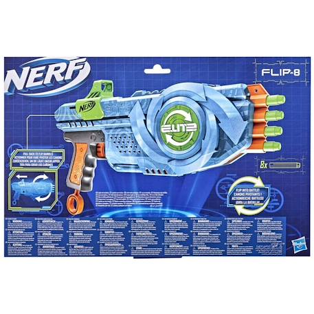 Nerf elite 2.0 flipshots flip-8 Multicolore 3 - vertbaudet enfant 