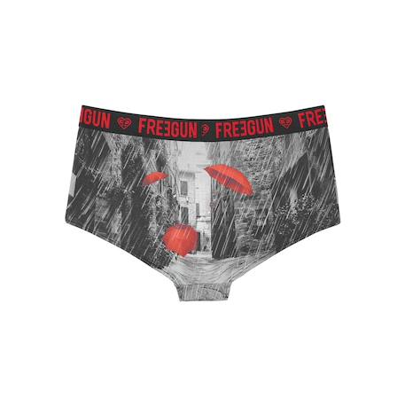 Lot de 2 shortys  miss freegun Noir/rouge 4 - vertbaudet enfant 
