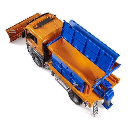 Man tgs pour service d'hiver avec lame de chasse-neige Orange et bleu 4 - vertbaudet enfant 