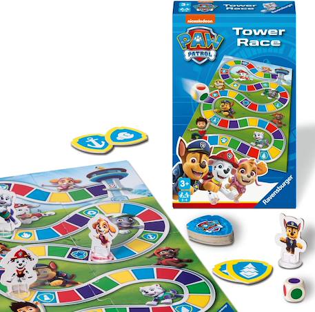 Mini jeu - pat'patrouille tower race Bleu 3 - vertbaudet enfant 