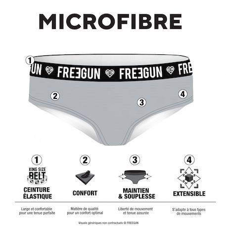 Pack surprise de 5 boxers microfibre Multi-couleurs 4 - vertbaudet enfant 