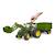 John deere 7r avec chargeur avant et remorque avec attelage tandem Vert 3 - vertbaudet enfant 