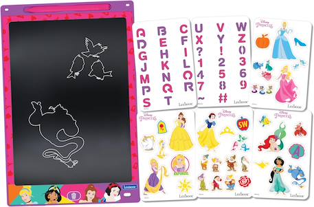 Tablette à dessins électronique multicolore disney princesses Rose 1 - vertbaudet enfant 
