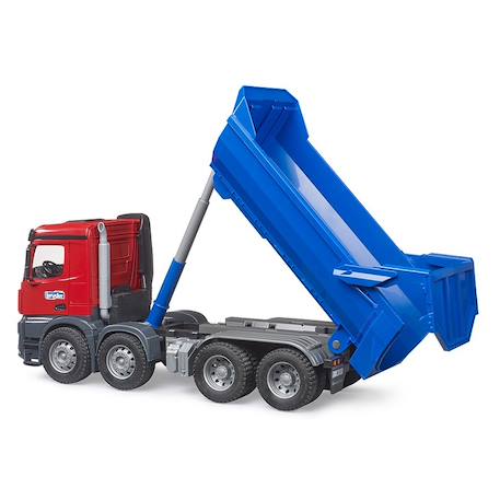 Camion mb arocs halfpipe kipp lkw Rouge et bleu 4 - vertbaudet enfant 