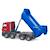Camion mb arocs halfpipe kipp lkw Rouge et bleu 4 - vertbaudet enfant 
