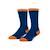 Lot de 4 paires de chaussettes  naruto shippuden Bleu marine/orange/noir/rouge 4 - vertbaudet enfant 