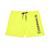 Boardshort court  avec ceinture demi-élastiquée Jaune/noir 1 - vertbaudet enfant 