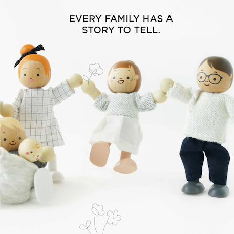 Ma famille de poupées Beige 5 - vertbaudet enfant 