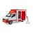 Véhicule ambulance mercedes benz sprinter avec conducteur et module son et lumière Rouge et blanc 3 - vertbaudet enfant 