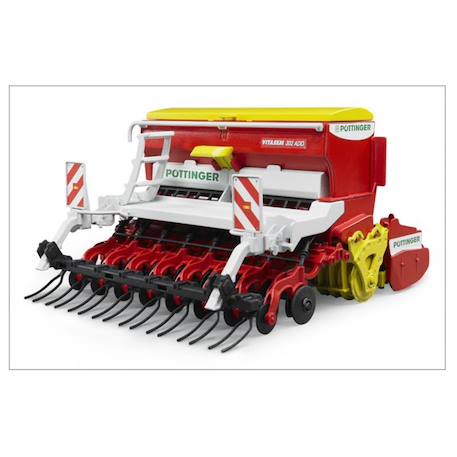 Semeuse à herse rotative vitasem 302add de pöttinger Rouge 1 - vertbaudet enfant 