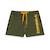 Boardshort court  avec ceinture demi-élastiquée Vert/orange 1 - vertbaudet enfant 