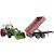 Fendt vario 211 avec chargeur frontal et remorque à ridelle Vert 4 - vertbaudet enfant 