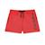 Boardshort court  avec ceinture demi-élastiquée Rouge/noir 1 - vertbaudet enfant 