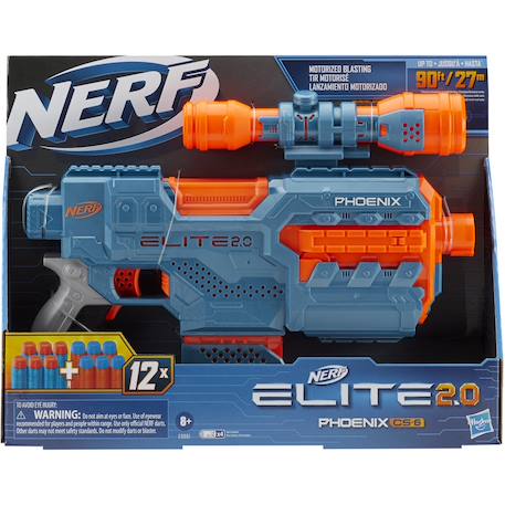 Nerf elite 2.0 Bleu et orange 1 - vertbaudet enfant 