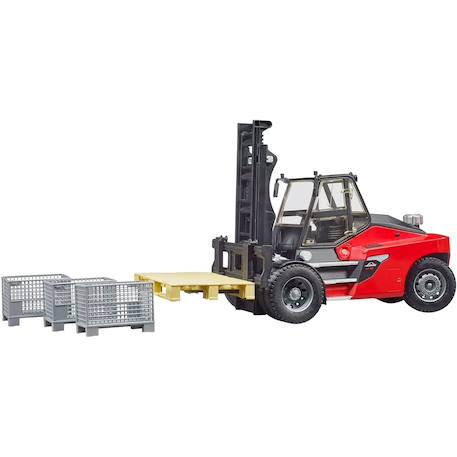Chariot élévateur linde ht160d avec palette et 3 gitterbox Multicolore 4 - vertbaudet enfant 