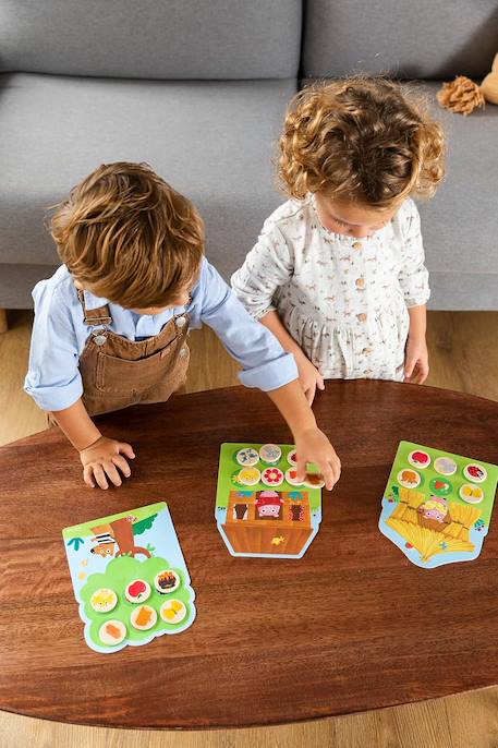 Mémo et loto des 3 petits cochons Vert 4 - vertbaudet enfant 