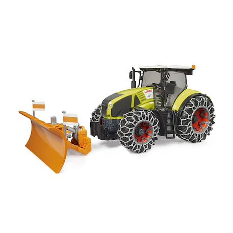 Claas axion 950 avec chaînes à neige et lame de niveleuse Multicolore 4 - vertbaudet enfant 