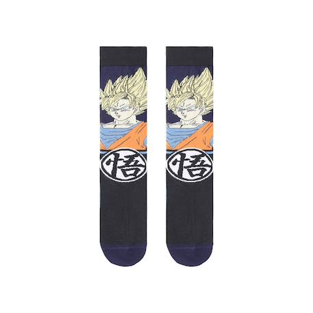 Lot de 4 paires de chaussettes dragon ball z garçon Noir/rouge/orange/gris/jaune 4 - vertbaudet enfant 