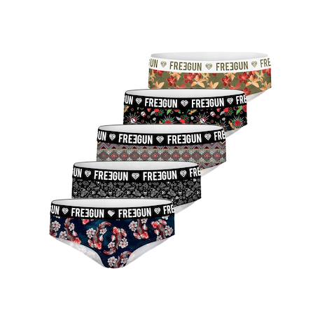 Pack surprise de 5 boxers microfibre Multi-couleurs 2 - vertbaudet enfant 