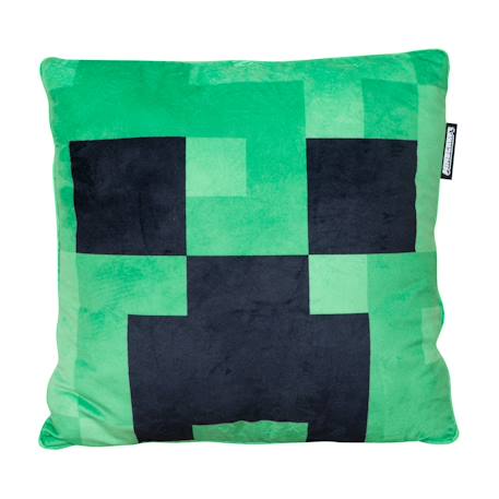 Coussin décoratif moelleux en tissu velouté Vert - creeper 1 - vertbaudet enfant 