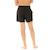 Boardshort court  ceinture demi-élastiquée eclair Noir/vert 3 - vertbaudet enfant 