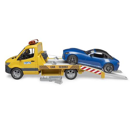 Camion de dépannage mercedes sprinter Jaune et bleu 5 - vertbaudet enfant 