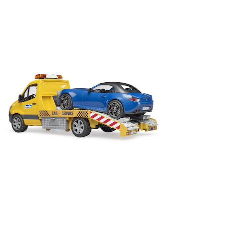 Camion de dépannage mercedes sprinter Jaune et bleu 4 - vertbaudet enfant 