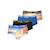 Lot de 4 shortys  miss freegun Noir/bleu/jaune 1 - vertbaudet enfant 